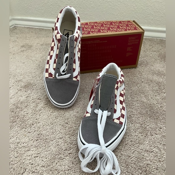 New Old Skool Checkerboard Vans - Picture 13 of 14